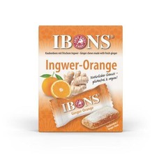 2x IBONS Ingwer Orange Box Kaubonbons 60 G
