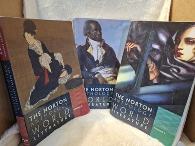  The Norton Anthology Of World Literature Vol. D,E & F 3RD EDITION LOT OF (3)