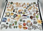 90 Pc Brooch/Pin Lot~Vintage/Modern Costume~Fashion~Christmas Tree Jewelry