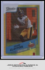 2021 Classics #36 Chase Claypool H2 Premium Timeless Tributes Gold #/99