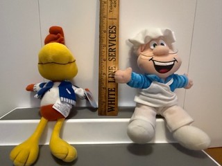 Sonny Cuckoo bird and Wendell the Baker Plush Doll Toy General Mills 1998