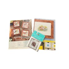 Counted Cross Stitch Patterns Bundle Butterflies Spring Birds Hedgehogs