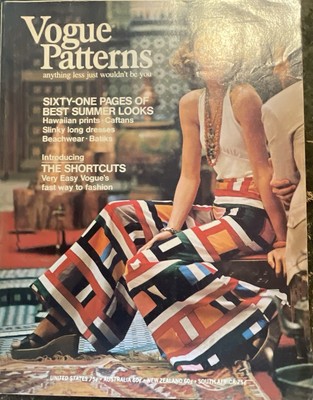 Vogue Patterns Magazine - Summer 1973