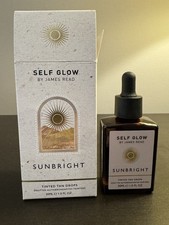Self Glow by James Read Sunbright Tinted Tan Drops 30 ml 1 oz Full Size NIB