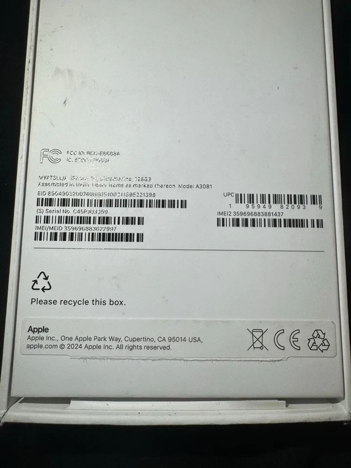 Ultramarine iPhone 16 brand new open box! Boost Mobile Locked - Image 4 of 4