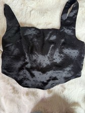 Wild Fable Corset Tank Top Black Studded Rhinestones Silky Size XS Women's EUC