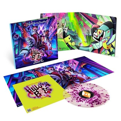Helluva Boss Season 2 Original Soundtrack Magenta Splatter Vinyl LVLUP Exclusive