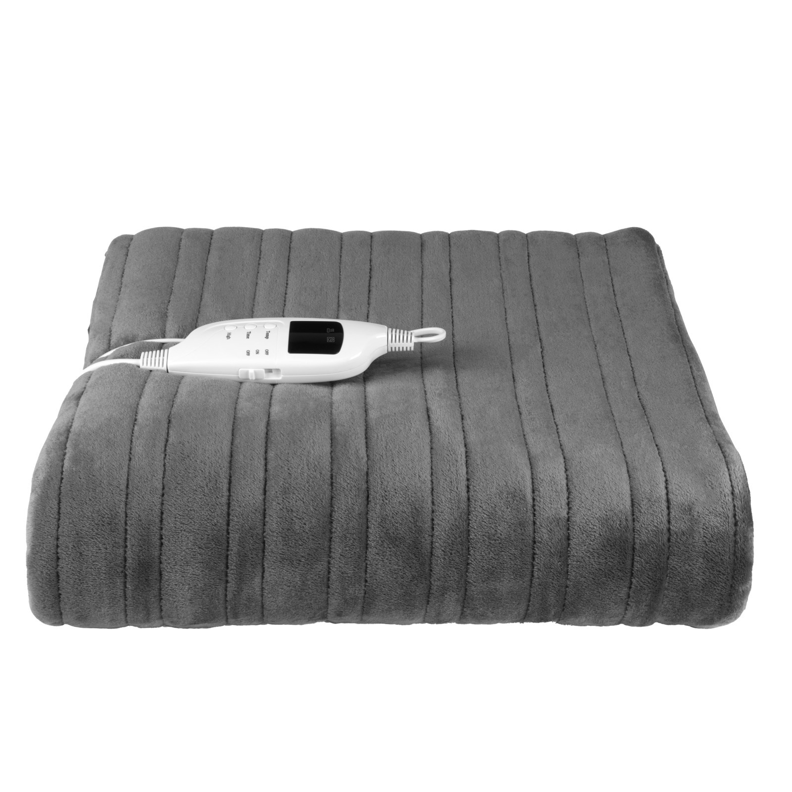 Kleeneze Heated Blanket Throw Electric Remote Controlled 1-9 Hour Timer 120 W