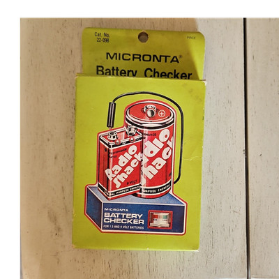 Micronta 22-098 Battery Tester for D, C, AA, 9V Batteries