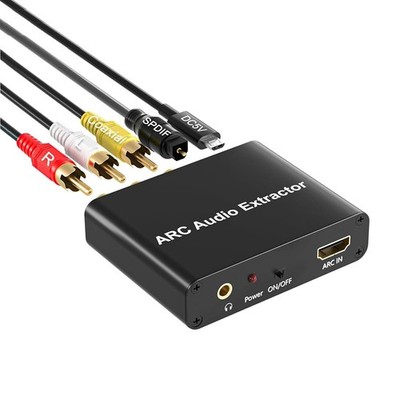 192KHz HDMI ARC to Optical Audio Adapter Analog RCA Audio Converter ARC Input...