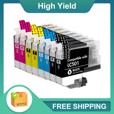 LC501 Ink Cartridges Compatible with Brother MFC-J1260DW MFC-J1360DW J1410DW LOT