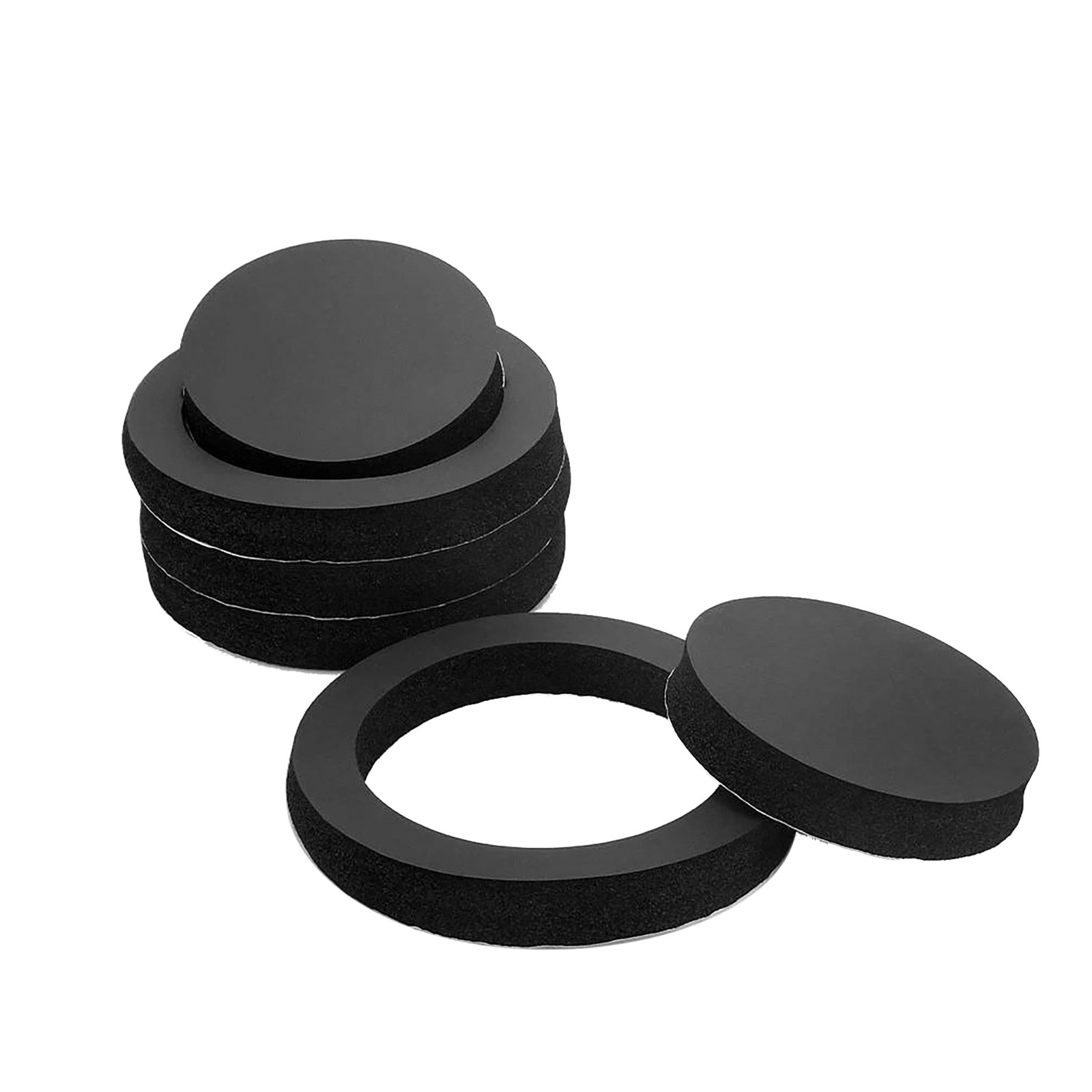 4PCS Car Speaker Foam Pad Bass Enhancer Ring for 6" 6.5" 6.75" 7" Door Speakers