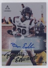 2020 Panini Luminance Rookies Auto 113/299 Bryan Edwards #159 Auto 1cz3