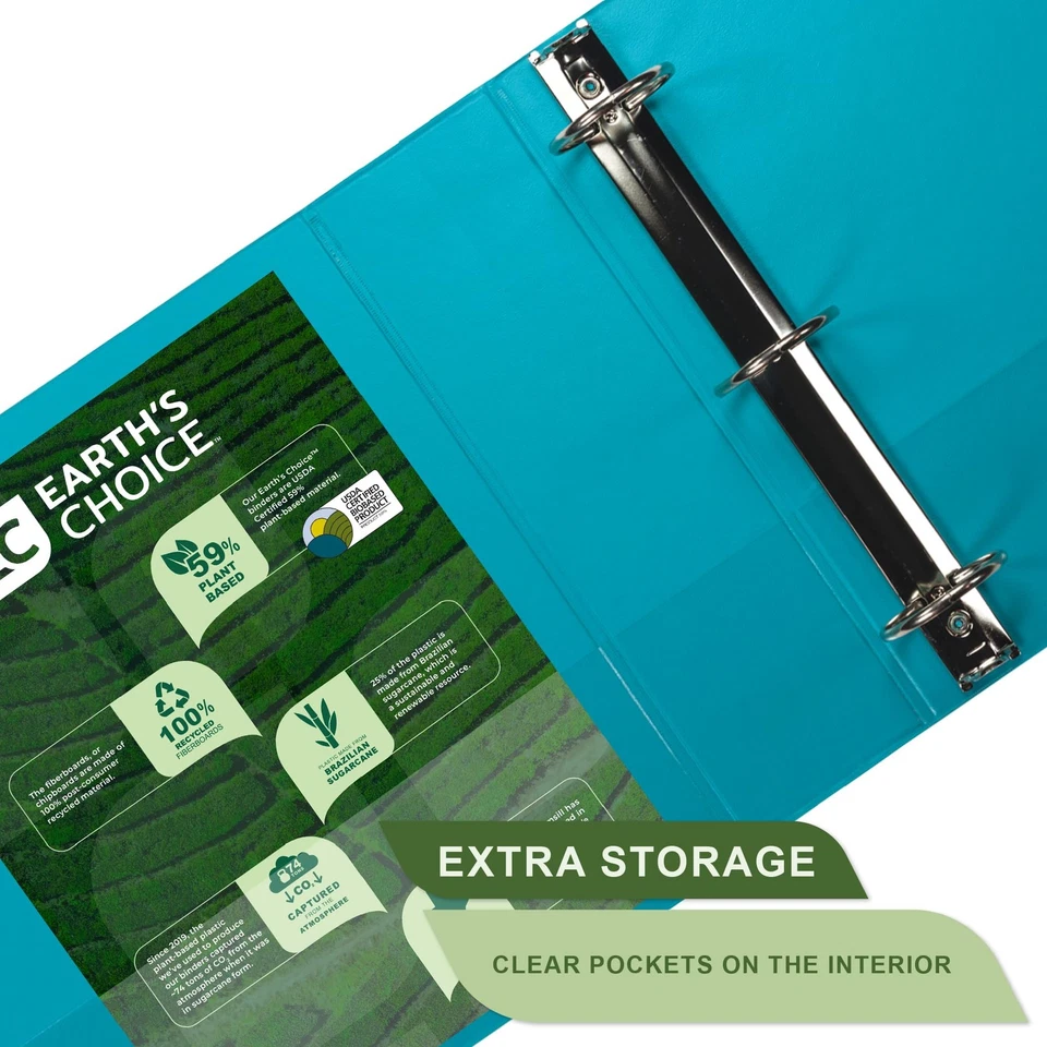 3 Inch Fashion Assortment 3 Ring Binders Eco Friendly Customizable Organizati... - Image 4 of 4