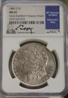 1882 O  Morgan $1 Great Southern Tres. Hoard NGC MS63 Moy Signed