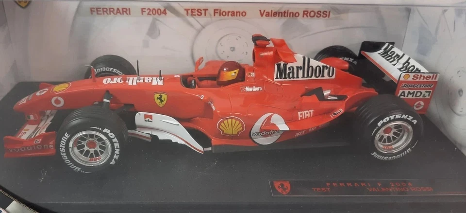 Hot Wheels Ferrari F2004 Valentino Rossi test Fiorano 2004 1/18 - Immagine 2 di 4