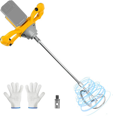 Cordless Cement Mixer for Dewalt 20V Battery, 1200W Electric Concrete Mixer, Por