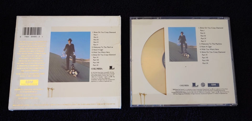 Pink Floyd./Wish You Were Here/Mastersound 24k Gold CD/1994 Columbia Release - Изображение 4 из 4