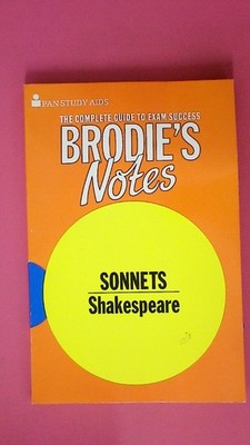 204415 Graham Handley SONNETS SHAKESPEARE Brodie`s Notes