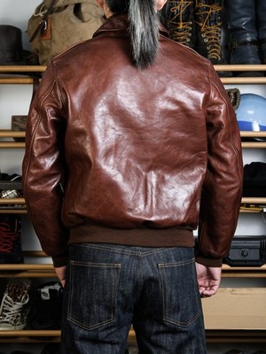 Real Simons The Great Escape Steve Mcqueen A2 Horsehide Flight