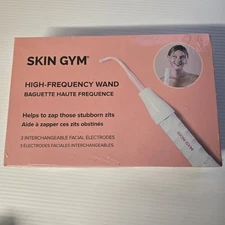 Skin Gym High Frequency Wand w/4 Attachments Sealed
