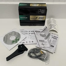 Fujifilm FinePix F480 8.2MP Black - Box w/ Manual-Software-Tripod-AV Cable READ