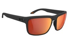 Spy Optic REGION XL Sunglasses - Translucent Mt BLACK / Happy BOOST POLAR Orange