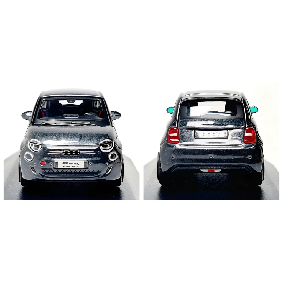 Mirrow Gray New 2025 FIAT e500 Piccolo Cinquecentto 1:43 Scale Minichamps - Image 3 of 4