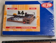 Kullager N Scale Coal Yard (Kohlenhandlung) Model Kit 610, by Heljan, NO UPC