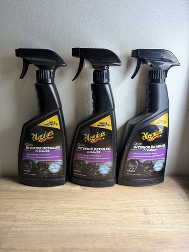 Meguiar’s Quik Interior Detailer Cleaner 16oz Spray – Safe on Plastic, Vinyl