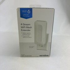 NETGEAR AX1600 4-Stream EAX12-100NAS Mesh Wifi Range Extender - White