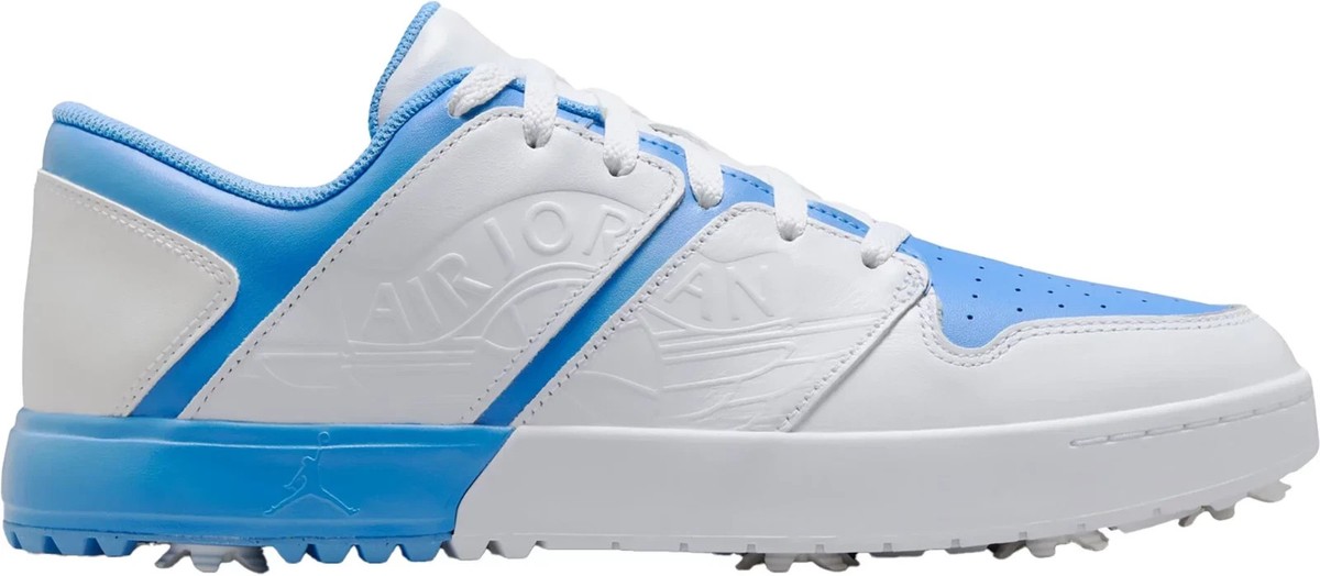 Jordan Nu Retro Low Golf Shoes Mens 9 UNC University Blue White Nike Air Jordan NU Retro 1 Low G Golf UNC Mens Size 9 White  main image 2