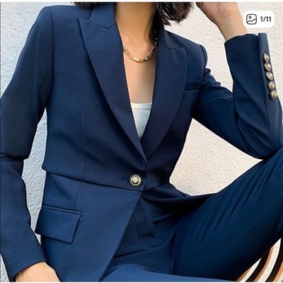 Veronica Beard Classic Navy Blazer