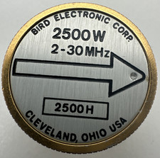 Bird 43 Thruline WattMeter Element 2500W 2500H 2-30MHz