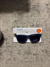 Carter's Baby Toddler OSFM Navy Blue Rectangle 100 UV Protection Sunglasses
