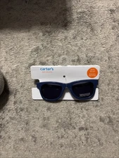 Carter's Baby Toddler OSFM Navy Blue Rectangle 100% UV Protection Sunglasses