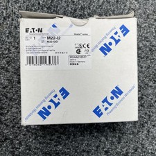 Eaton Grey Plastic M22 Push Button Enclosure - 2 Hole 22mm Diameter M22-I2