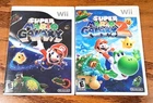 Super Mario Galaxy 1 and 2 Nintendo Wii lot of 2 Games Complete Tested/Working