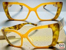Oversize Retro Cat Eye READING EYE GLASSES READERS Large Big Leopard Frame 3.00
