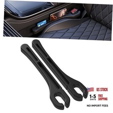 Car Seat Gap Filler Set of 2, Soft Foam Seat Side Gap Seam Filler with Drop