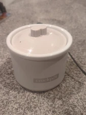 Crockpot Little Dipper Mini Slow Cooker Warmer New Without Box 16 Oz Off White