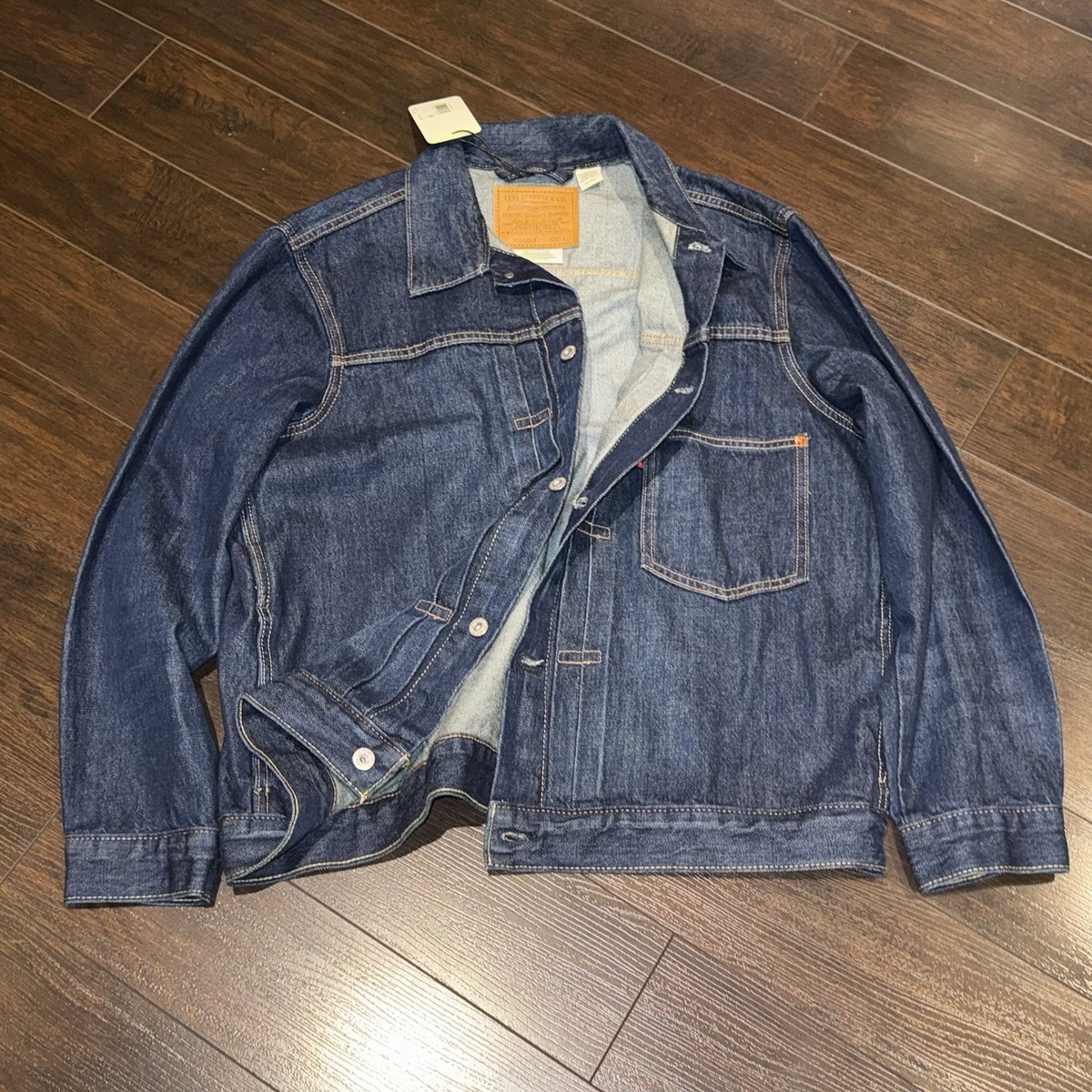 LEVI'S TYPE 1 TRUCKER JACKET 【XL】③ Levi's Premium Type 1 Denim Jacket Selvedge Trucker Men's