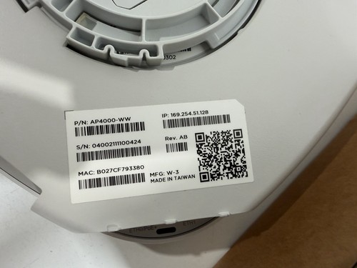Extreme Networks AP4000-WW Tri-Radio Wi-Fi 6E Indoor Wireless Access Point - Picture 6 of 6