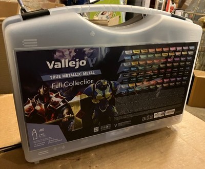 Vallejo True Metallic Metal Complete Brush Collection Free Shipping 60 Paint New