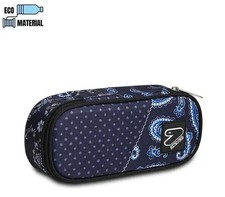 Astuccio Portapenne Ovale Scuola Seven Round Blue Cashmere -