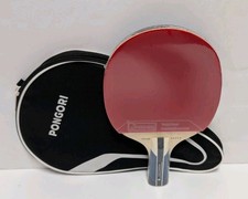 Pongori Decathlon Table Tennis Paddle - Black / Red - Ping Pong Paddle TTR 500