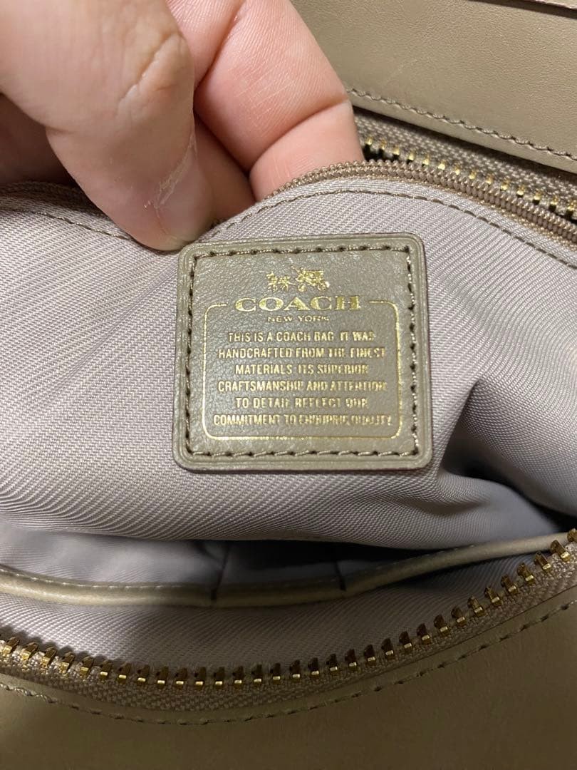 COACH Swagger Python Pattern Leather 2-Way Should… - image 11