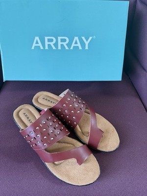 Array Women Sandals Red Sizes 7N