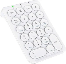 iClever KP08 Wireless Numeric Keypad 22 Keys Number Pad Portable Number Keyboard