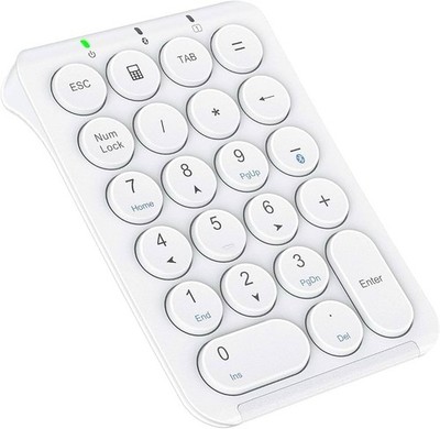 iClever KP08 Wireless Numeric Keypad 22 Keys Number Pad Portable Number Keyboard